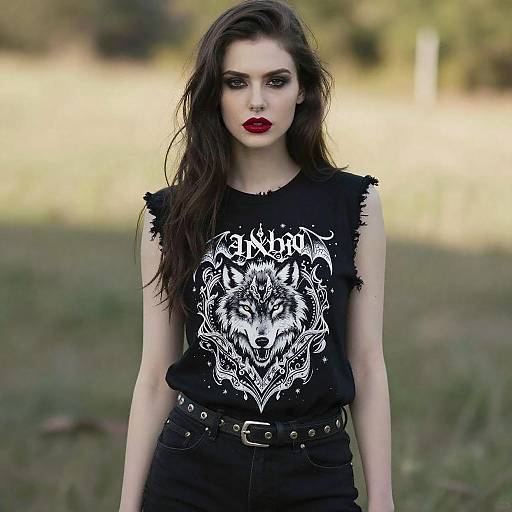 Outdoor Portrait of Gothic Woman