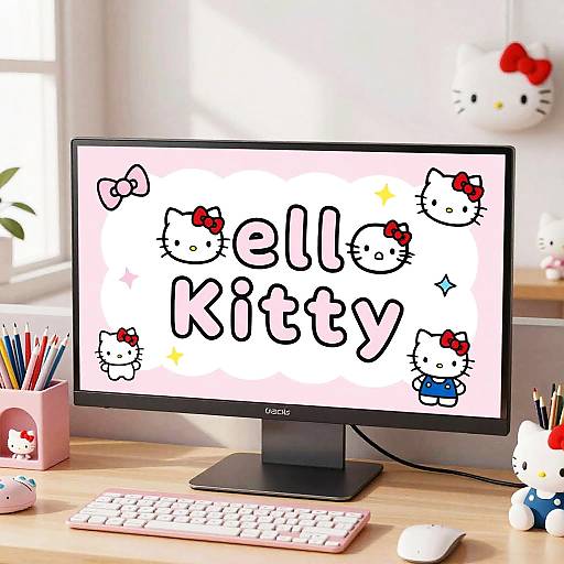 Hello Kitty Whimsical Font Generator