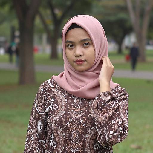 Portrait of Young Southeast Asian Woman