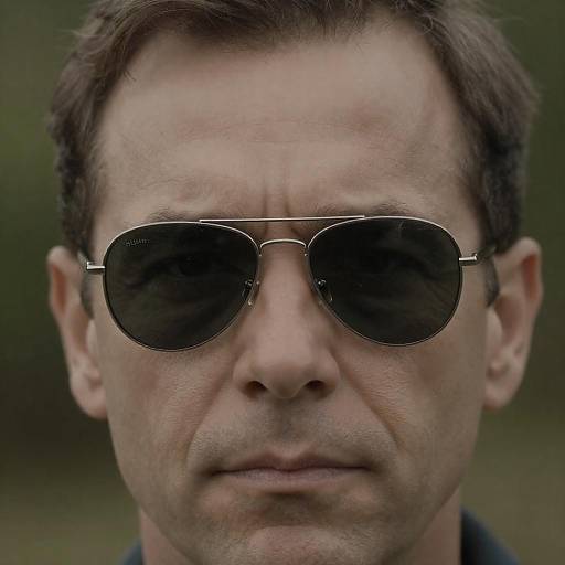Middle-aged man in aviator sunglasses