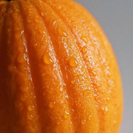 Vibrant Orange Textured Close-Up