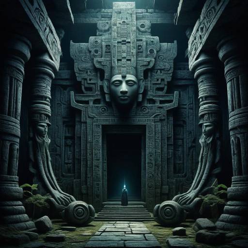 Ancient Spirits in a Surreal Temple Ancient Spirits in a Surreal Temple