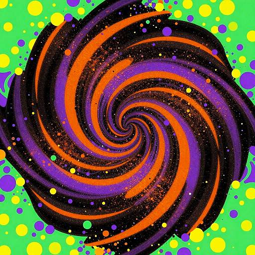 Vibrant Abstract Swirling Patterns