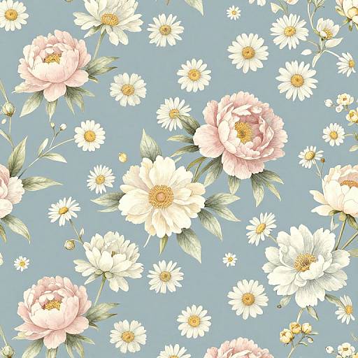 Delicate Vintage Floral Pattern