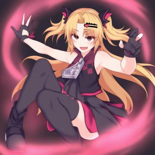 Illustration of Akatsuki uni, uni create in the style of Kuroba rapid