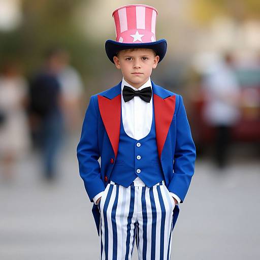 Uncle Sam Inspired Male Costume