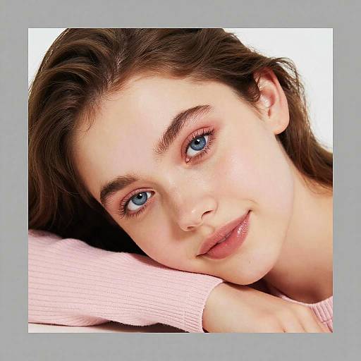 Close-Up Portrait of Young Woman