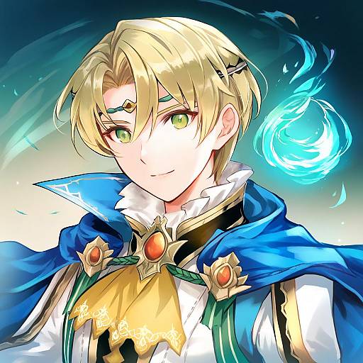 Illustration of Alfred (fire emblem), fire emblem in the style of Kutsuki kai