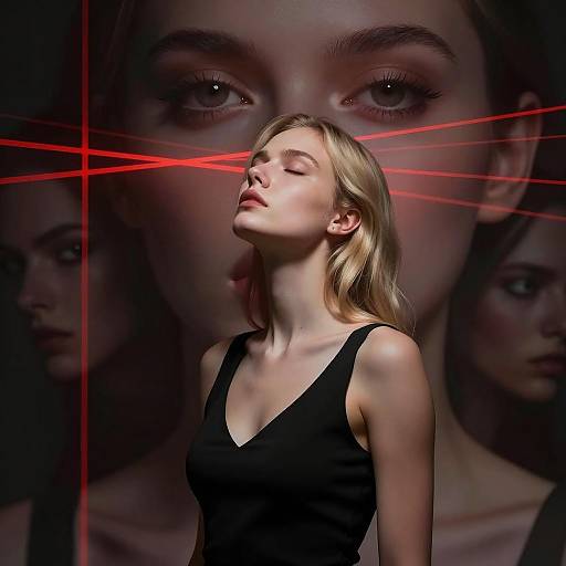 Intense Digital Portrait of Emotion