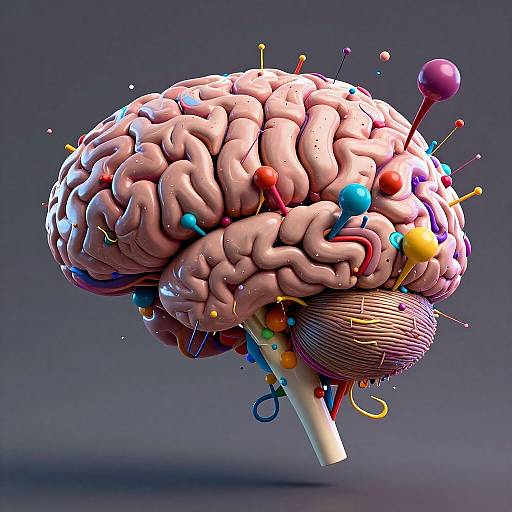 Hyper-Realistic Chaotic Brain Art