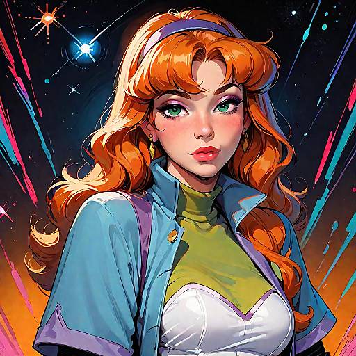 1980s Daphne Vintage Dark Bedroom Portrait