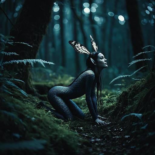 Nymph in a Twilight Hollow