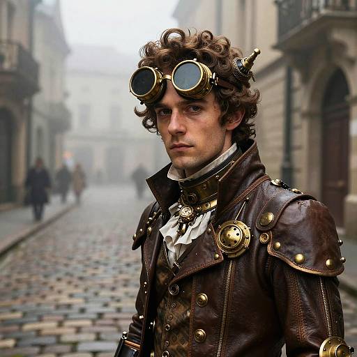 Steampunk Iroquois Style Portrait