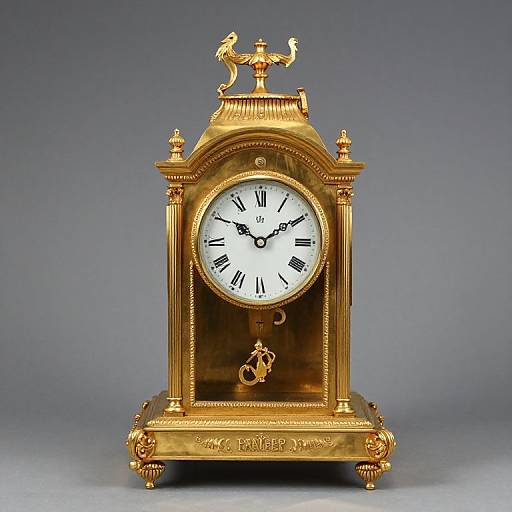 French Louis Philippe Ormolu Clock