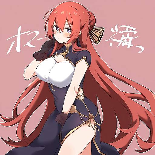 Illustration of Monarch (azur lane), azur lane in the style of Mizin kosutin