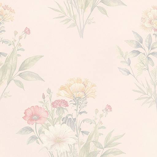 Dreamy Botanical Garden Wallpaper