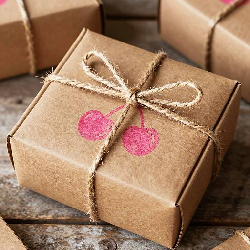 Eco-Friendly Pink Cherry Packaging Design