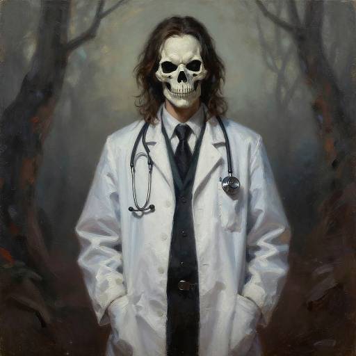 Death Metal Graveyard Drama Painting