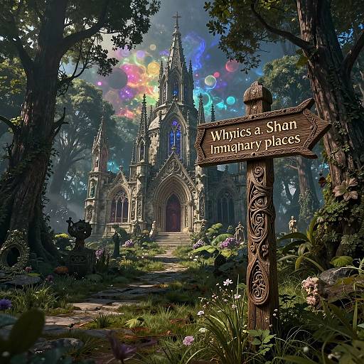 Medieval Fantasy Dreamscape Landscape