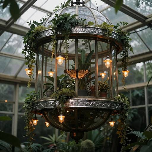 Nostalgic Floating Botanical Conservatory