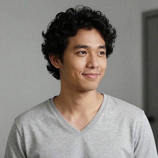 Casual Portrait of a Relaxed Man