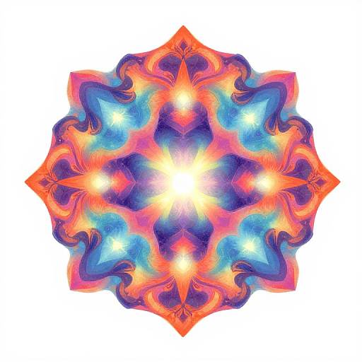 Psychedelic Kaleidoscopic Logo Design