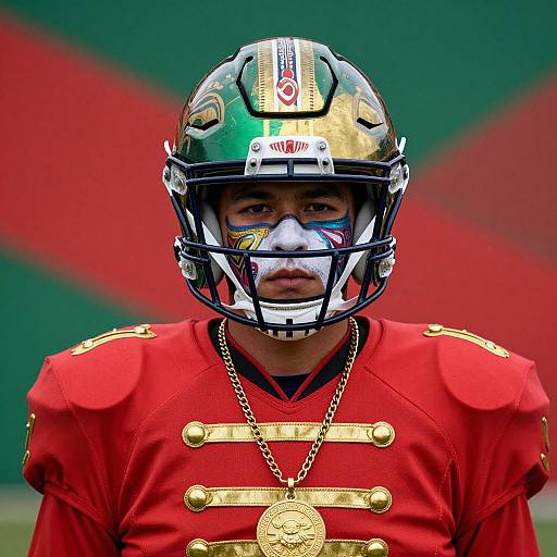 Regal Football Coach Portrait