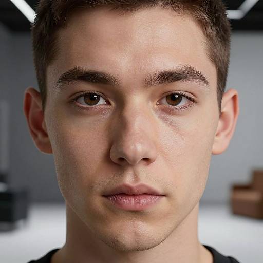 Raw Human Face in AI Portrait