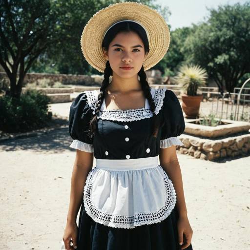 Charming Mexican Maid Outdoor Costume