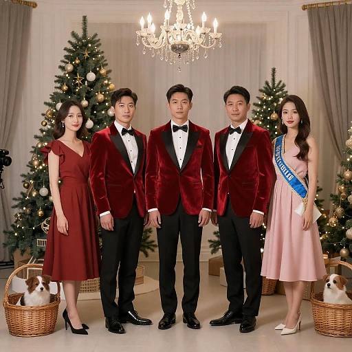 Festive Gathering in a Charming Room