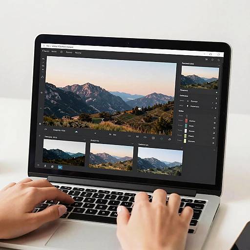 Minimalist AI Photo Editor Interface
