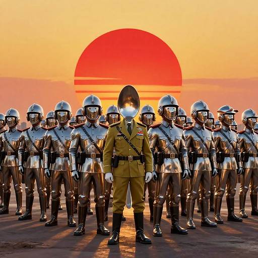 Surreal Cyberpunk Spoon Battalion