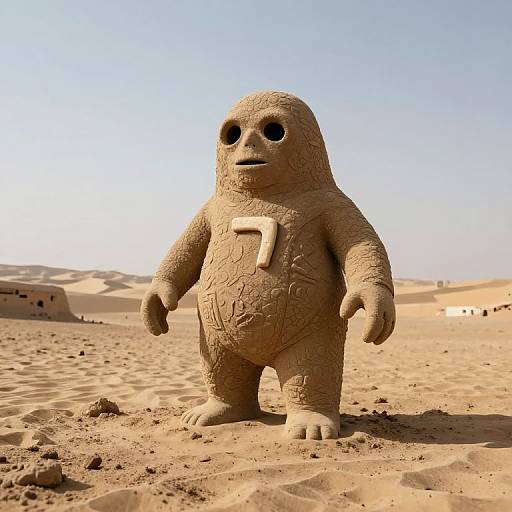 Wide-Angle Travel Photography of Golem