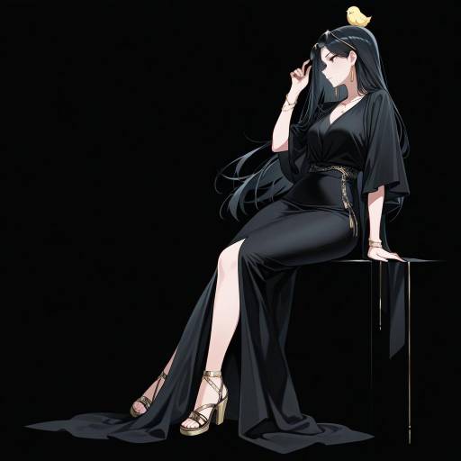 Elegant Solo Portrait of a Tall Woman Elegant Solo Portrait of a Tall Woman