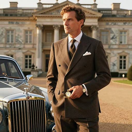 Confident Old Money Boy Portrait