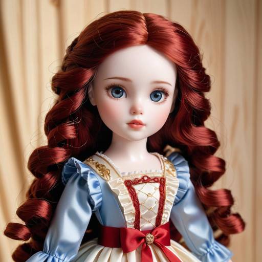 Realistic Portrait of a Porcelain Doll