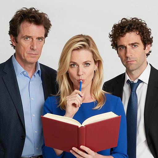 Dynamic Group Photo with Colorful Details