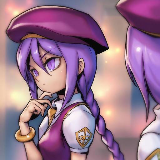 Illustration of Sion eltnam atlasia, tsukihime in the style of Phantom ix row