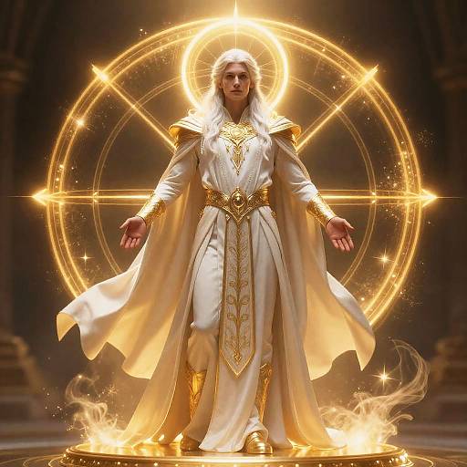 Heroic Time Mage Temporal Shimmer Portrait