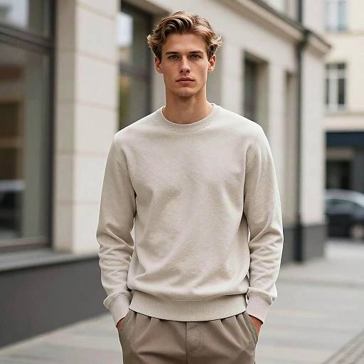 Swedish Male Model in Scandinavian Fashion