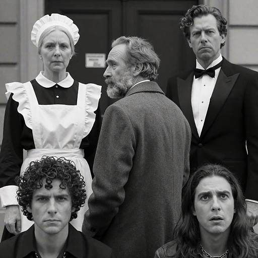 Dramatic Black and White Portraits of Five