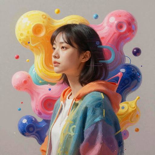 Vibrant Surreal AI Art Transformation