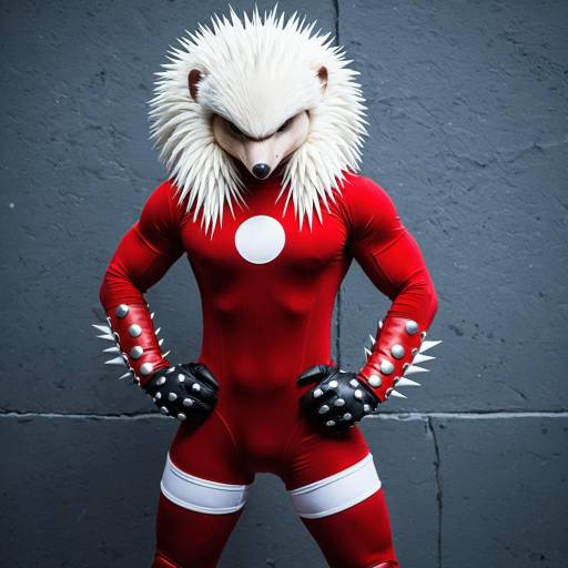 Knuckles Echidna Cosplay Outfit Design