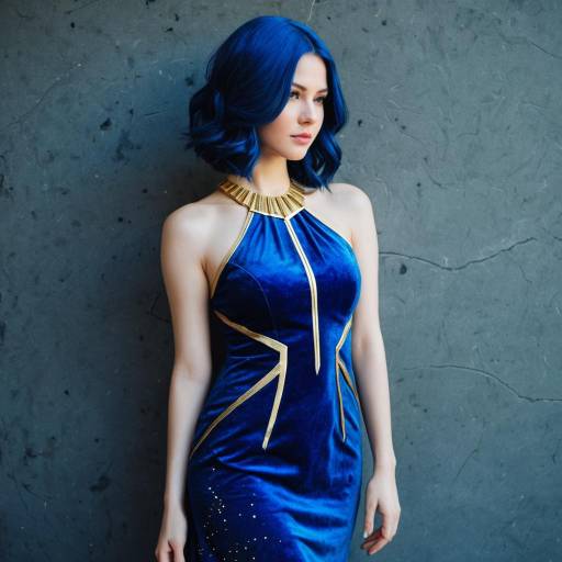 Glamorous Lapis Lazuli Cosplay Costume Idea