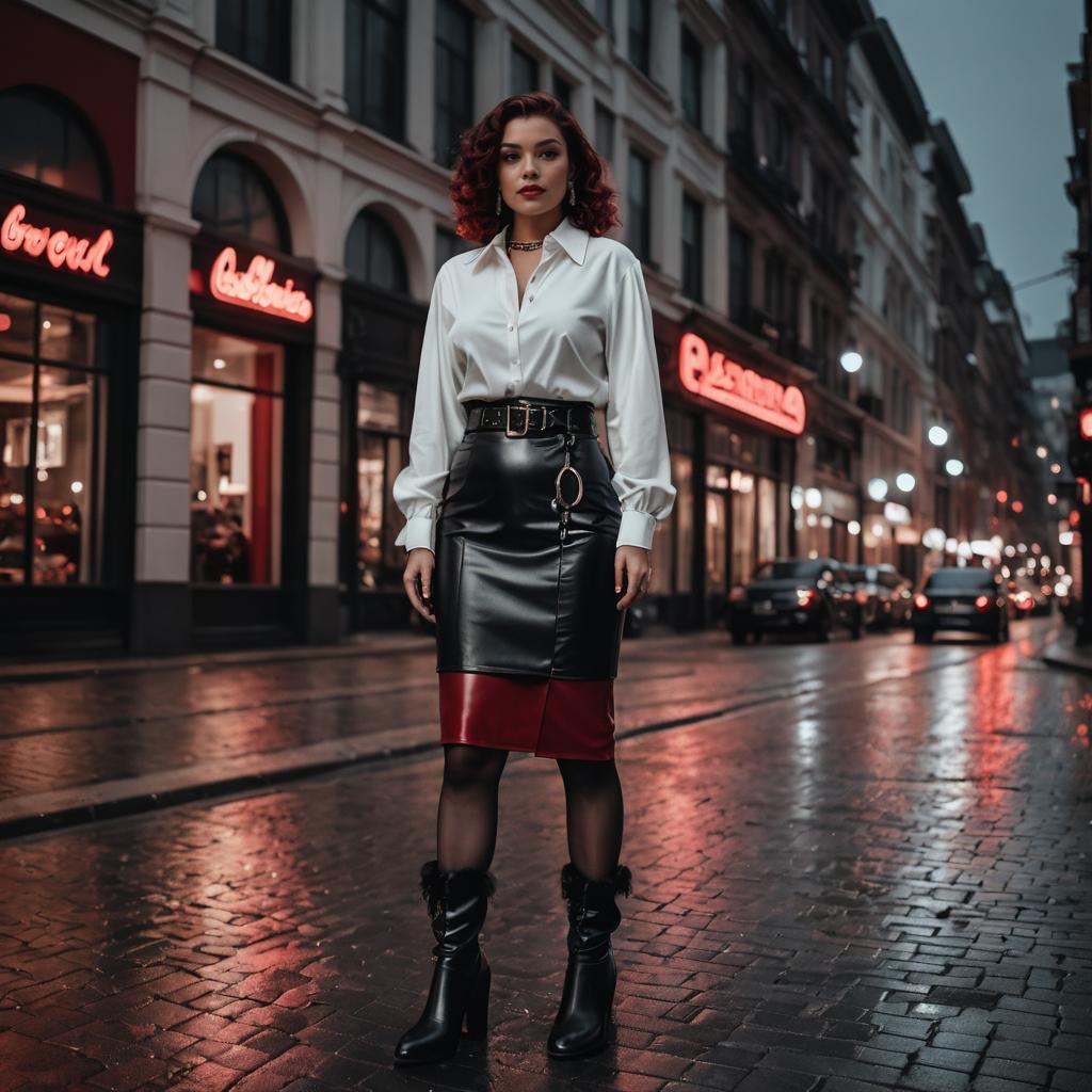 Urban Chic Fashion at Dusk