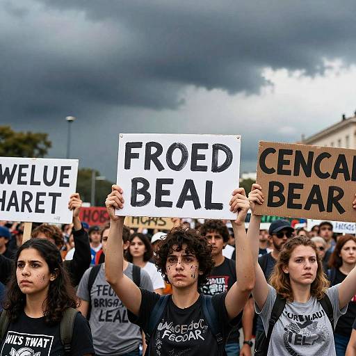 Artistic Protest on Freedom of Speech