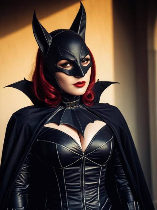 Woman in Rouge the Bat Cosplay Costume