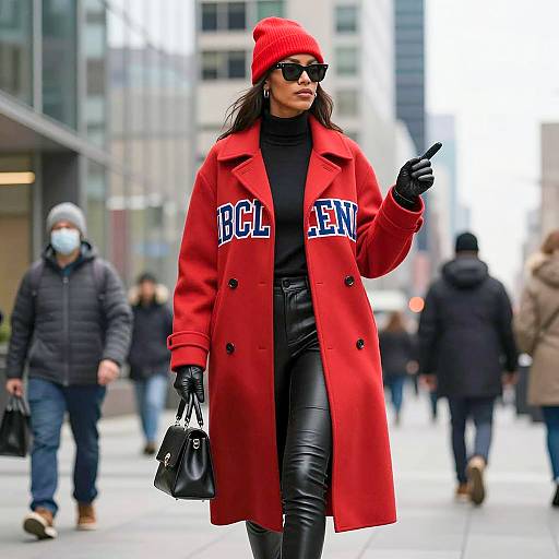 Urban Fashion Portrait of a Tall Woman