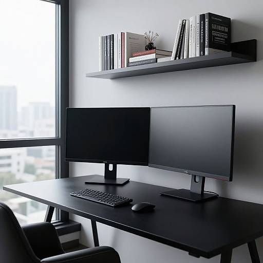 Modern Remote Work Home Office Setup