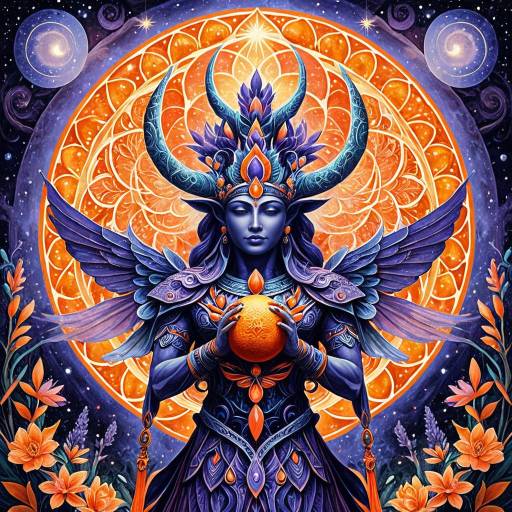 Mystical Celestial Guardian Deity